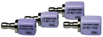 IPS e.max CAD 5 ks – A3, LT, I12, 605320