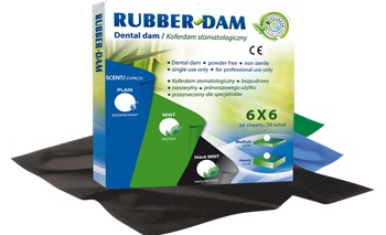 Rubber-Dam Medium Mint Black