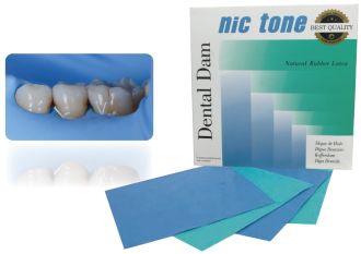 Nic Tone Dental Dam Medium modrý