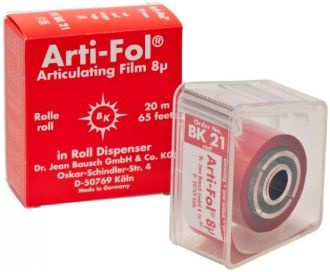 Bausch Arti-Fol 8 um červená jednostranná