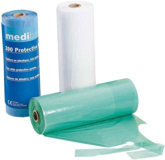 Podbradníky Medibase v rolke plastové – modré, 5-513